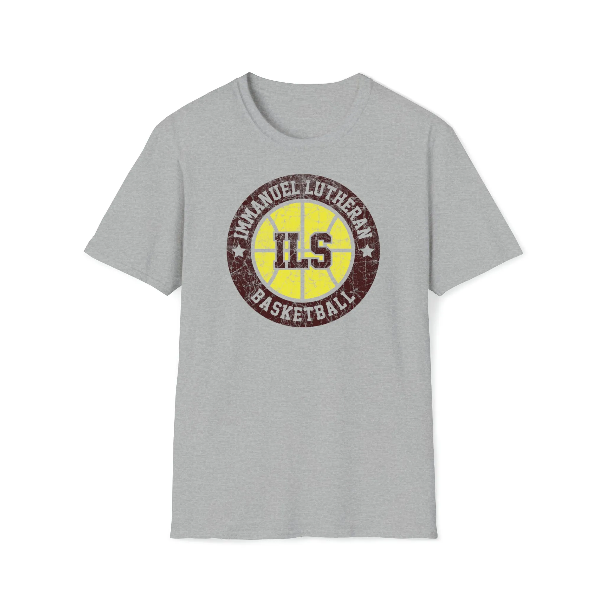 Vintage Immanuel Lutheran Basketball Unisex Softstyle T-Shirt