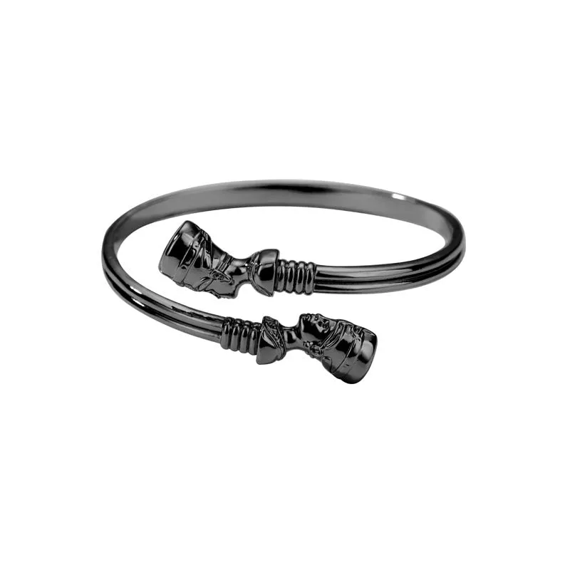 Vintage Queen Jewelry Bracelets For Women Gold Cuff Bangle