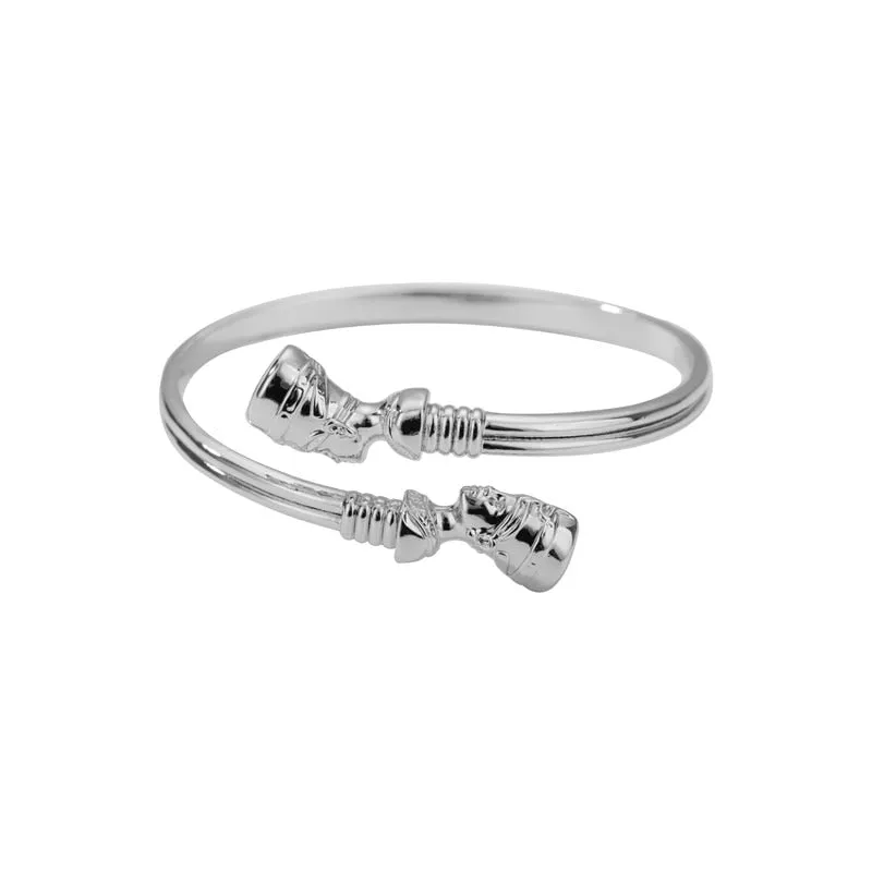 Vintage Queen Jewelry Bracelets For Women Gold Cuff Bangle