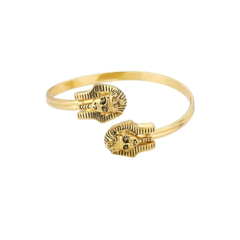 Vintage Queen Jewelry Bracelets For Women Gold Cuff Bangle