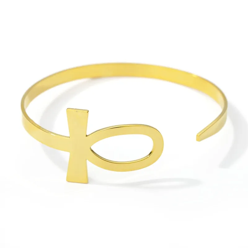 Vintage Queen Jewelry Bracelets For Women Gold Cuff Bangle