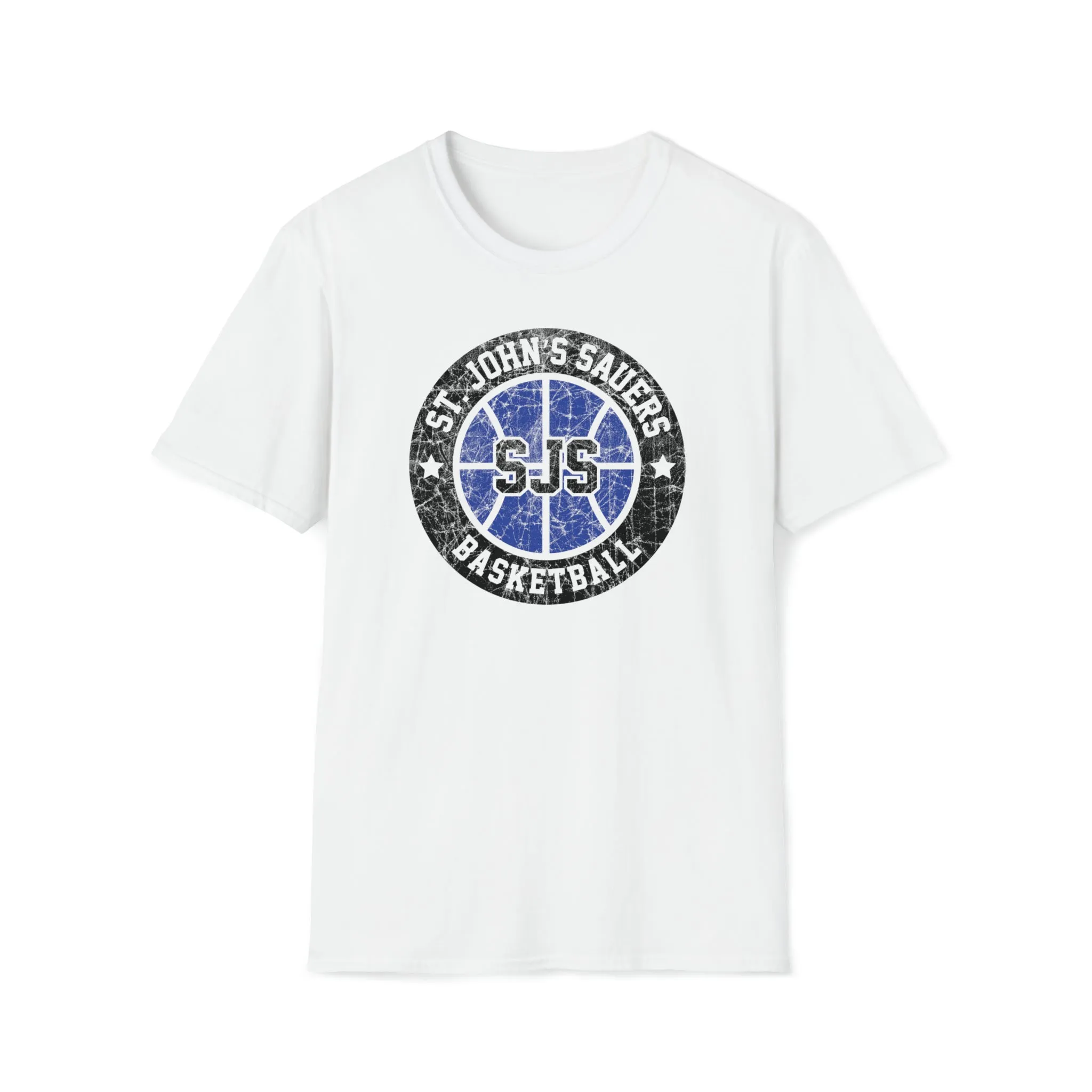 Vintage St. John's Sauers Basketball Unisex Softstyle T-Shirt