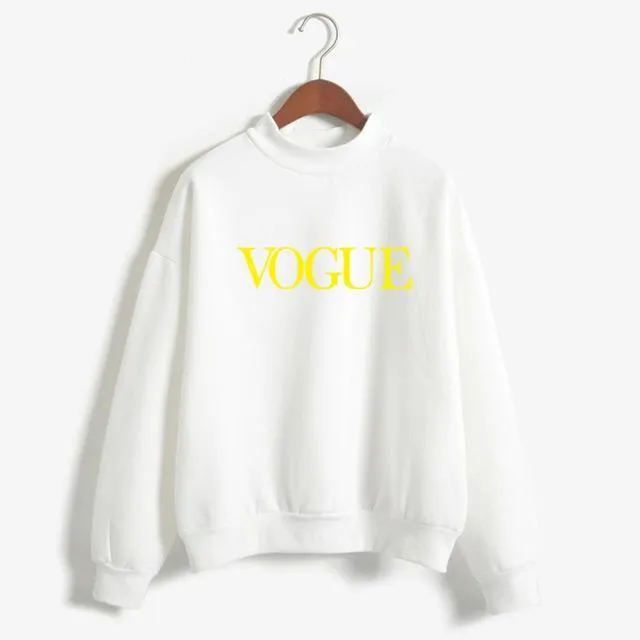 'VOGUE' Fleeced Sweatshirt