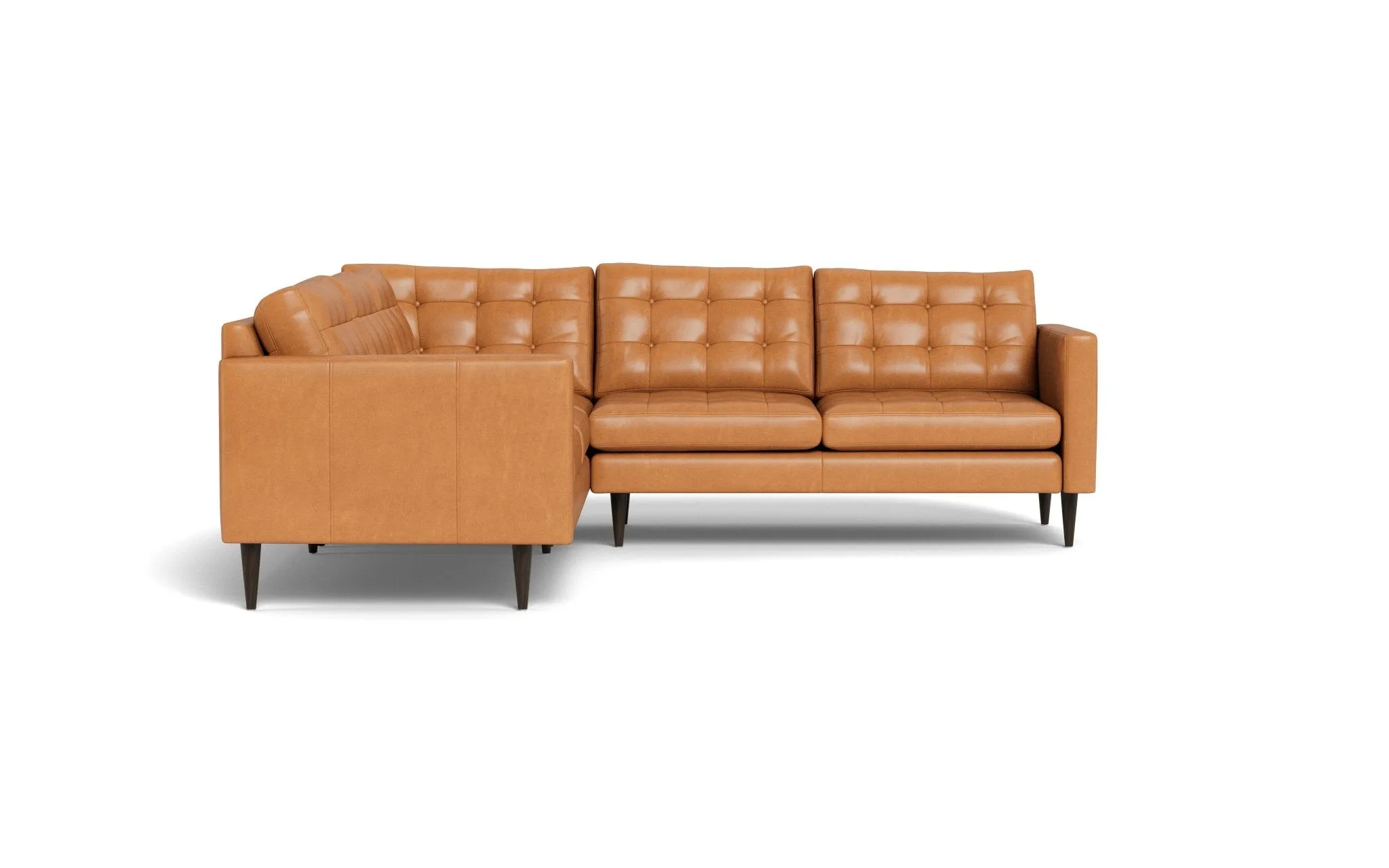 Wallace 102" Leather Corner Sectional