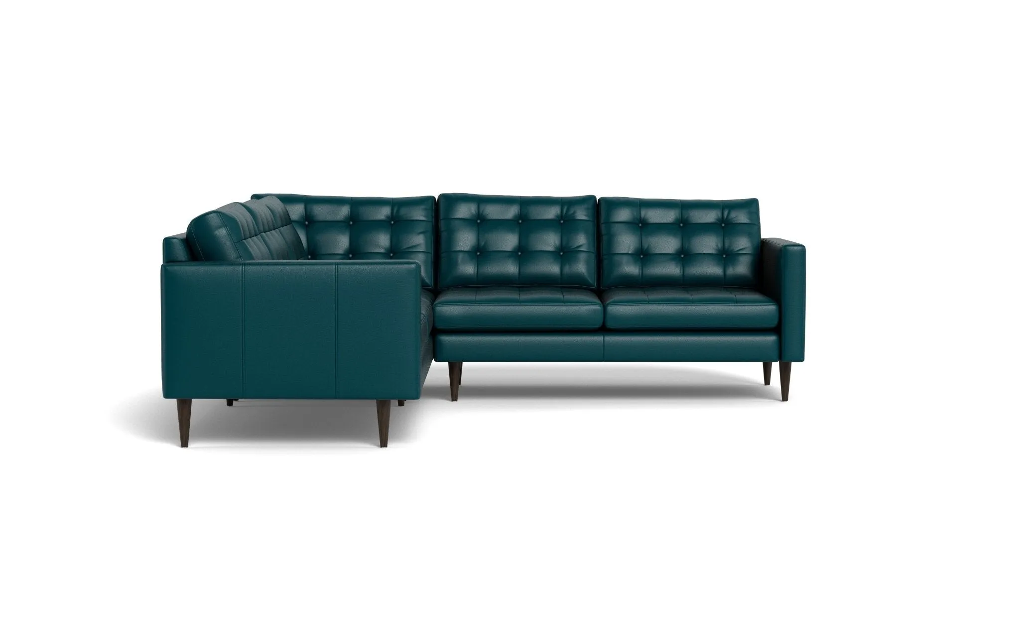 Wallace 102" Leather Corner Sectional