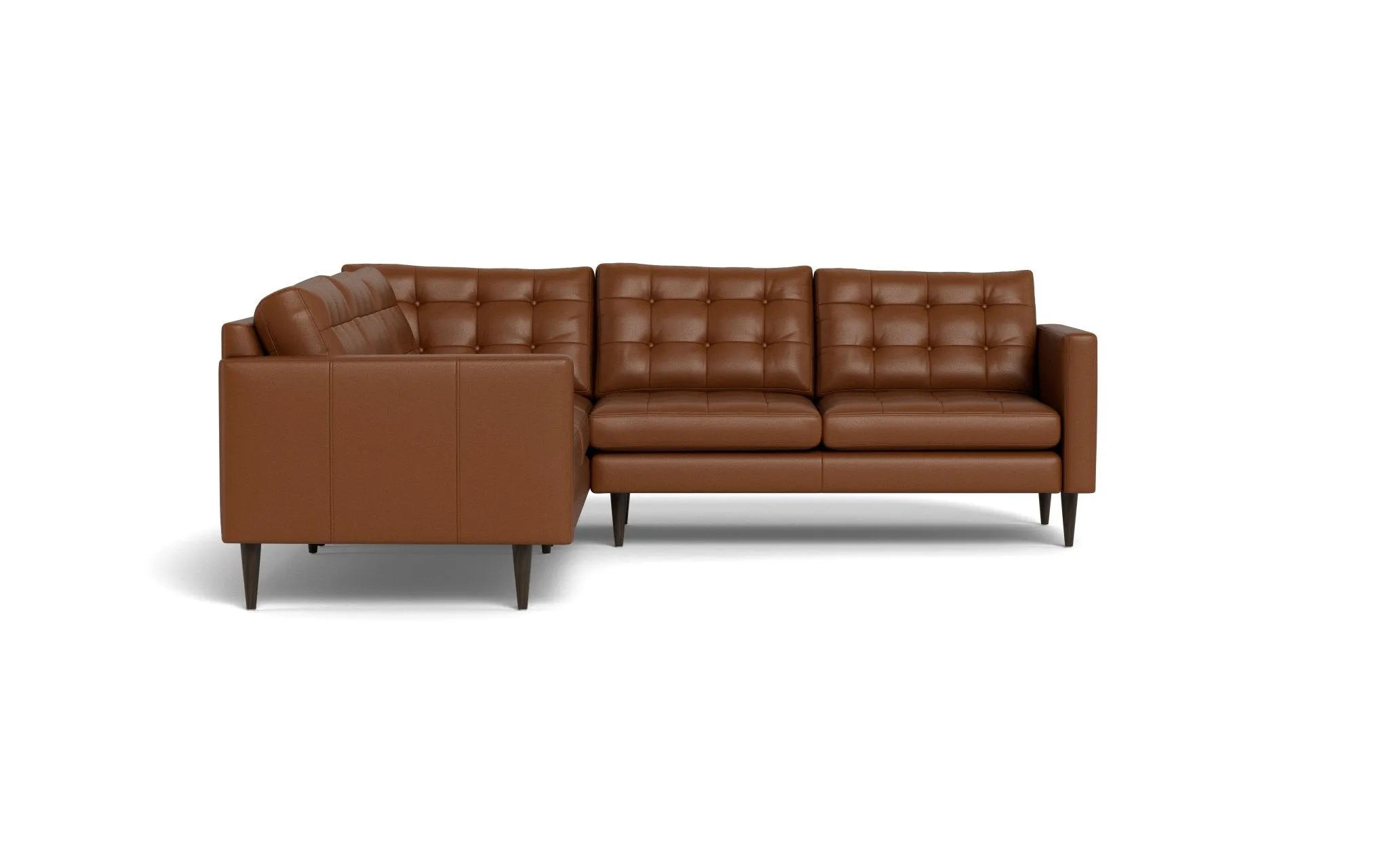 Wallace 102" Leather Corner Sectional