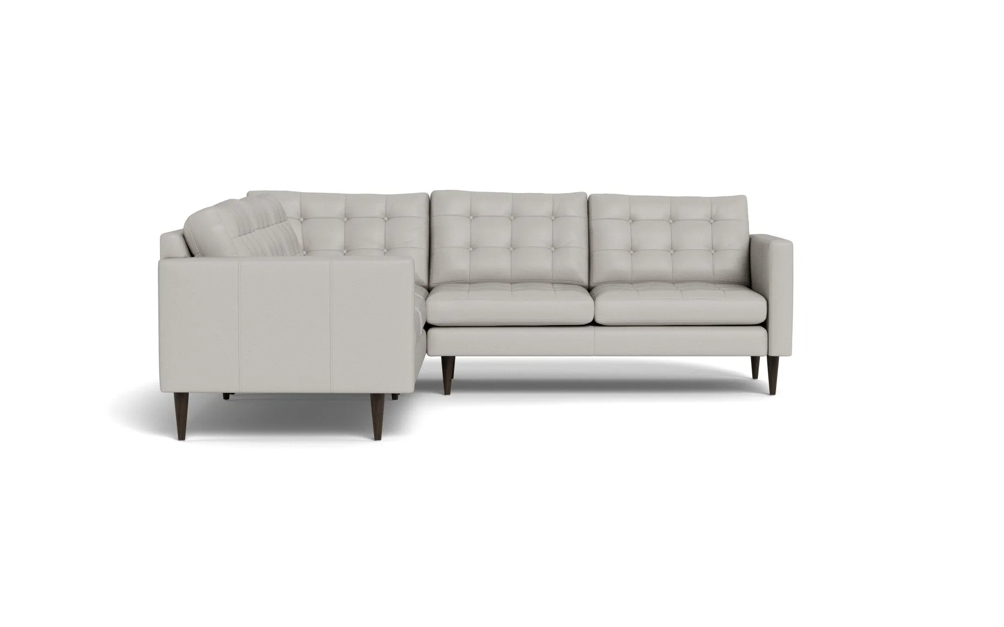 Wallace 102" Leather Corner Sectional