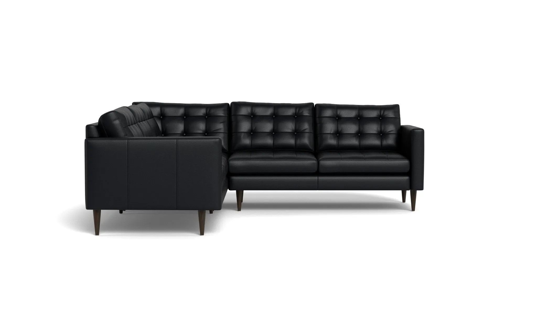 Wallace 102" Leather Corner Sectional