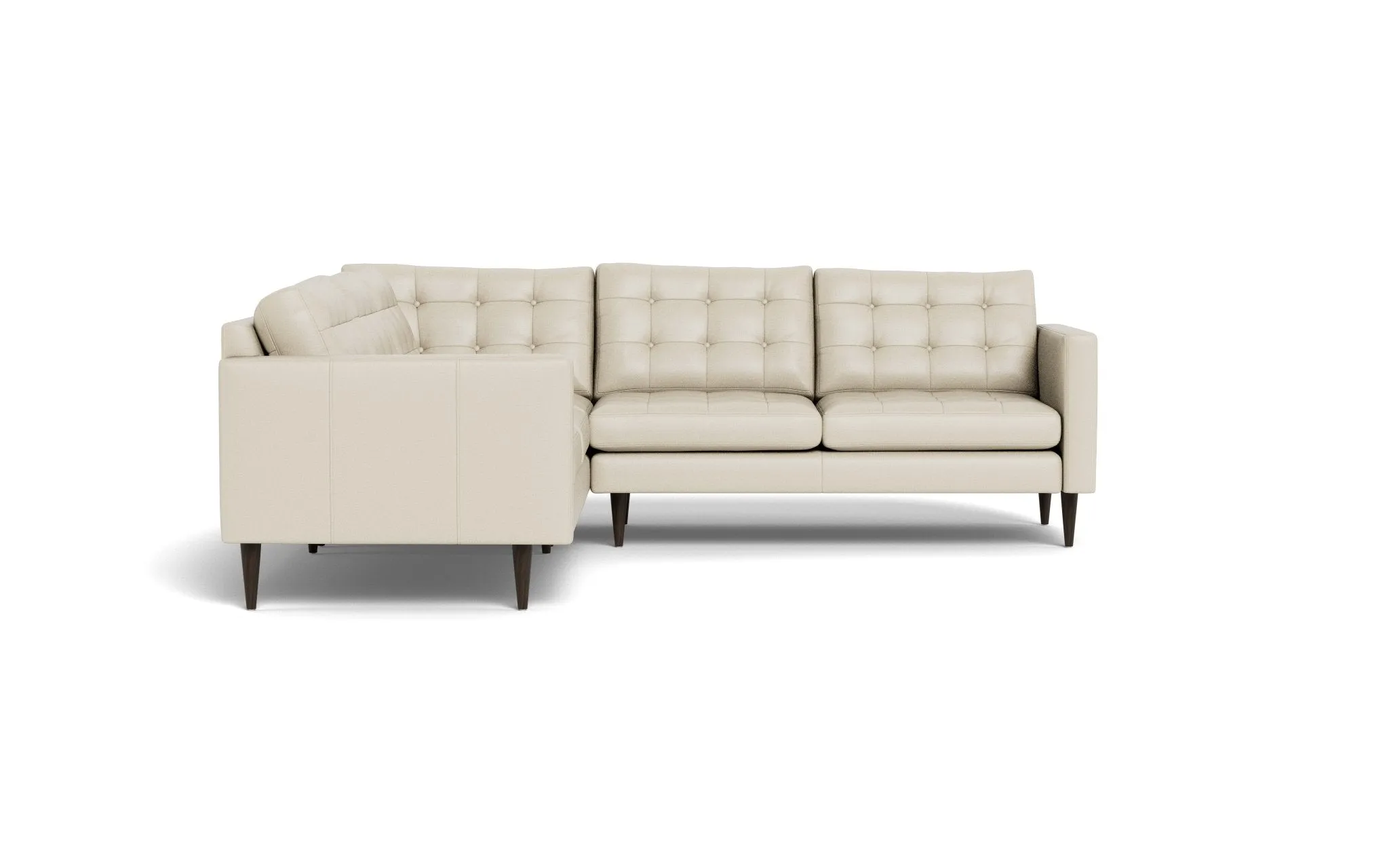 Wallace 102" Leather Corner Sectional