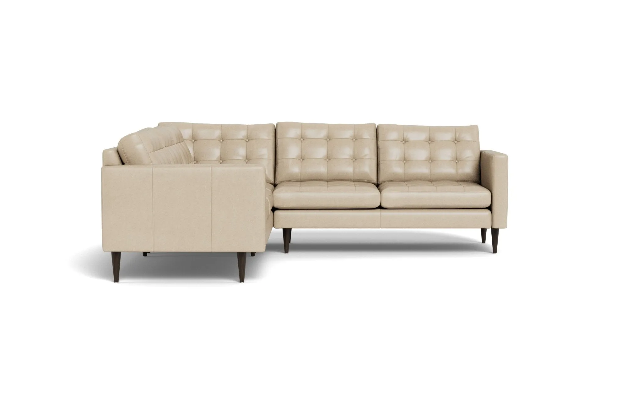 Wallace 102" Leather Corner Sectional