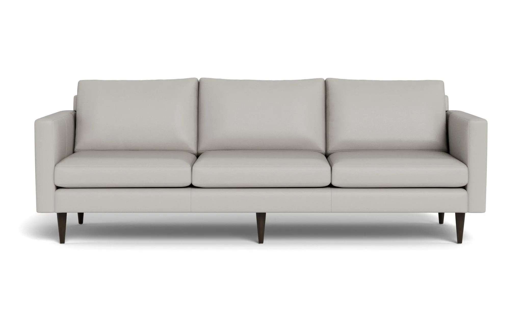 Wallace 98" Leather Untufted Estate Sofa