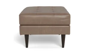 Wallace Leather Ottoman