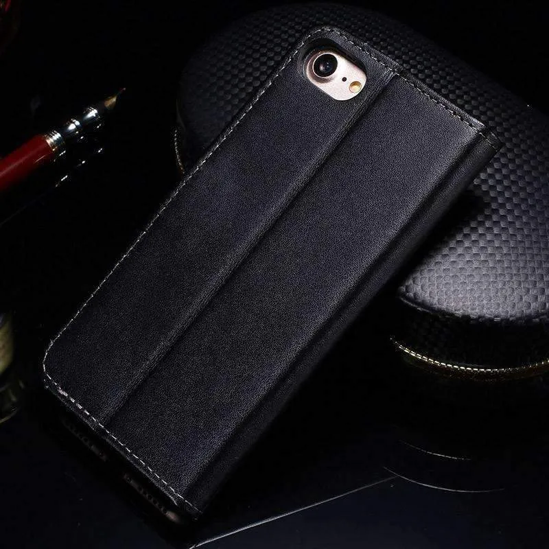 Wallet Flip Cover Phone Bag Stand With Card Holder