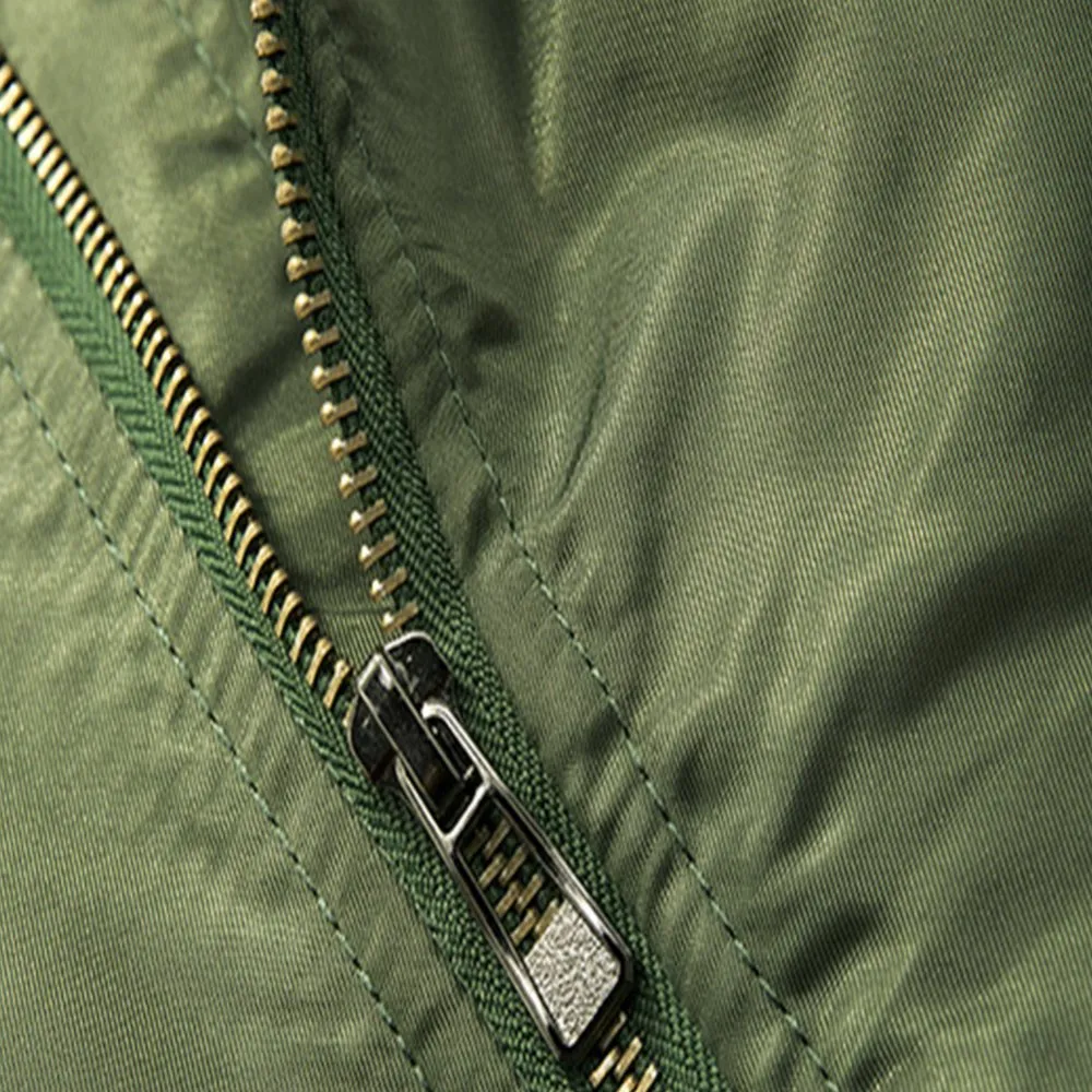 Warm Winter Casual Jacket - Navy blue_L