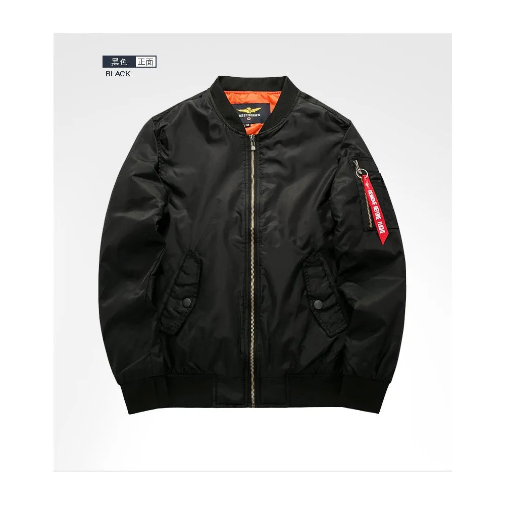 Warm Winter Casual Jacket - Navy blue_L