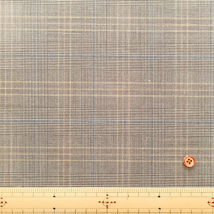 Washable Summer Wool Fabric - Check