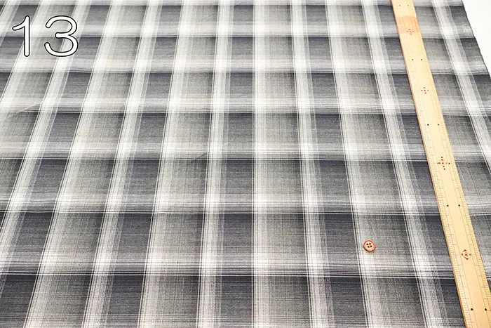 Washable Summer Wool Fabric - Check