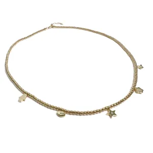 Water Resistant Mini Charm Necklace