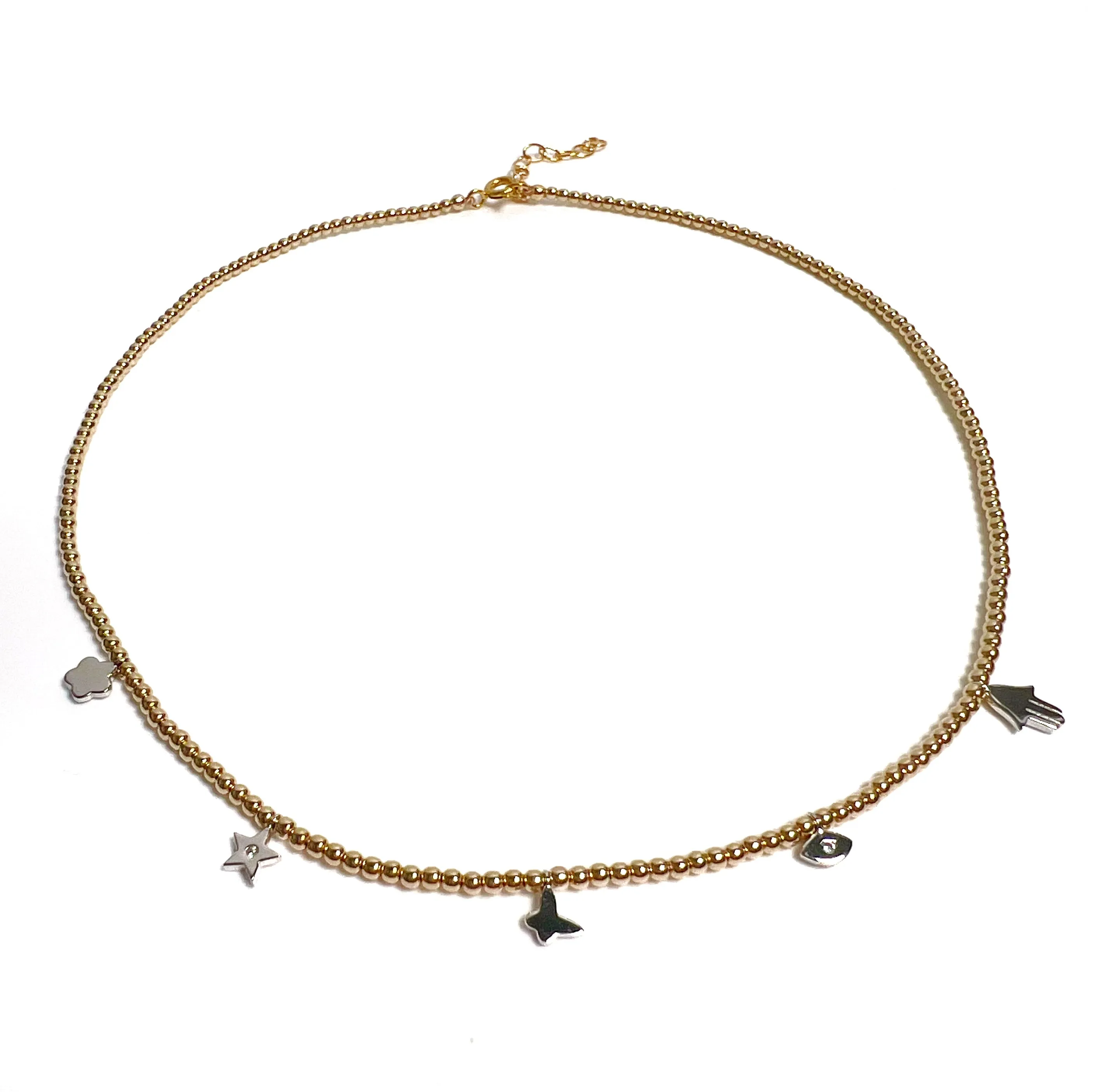 Water Resistant Mini Charm Necklace