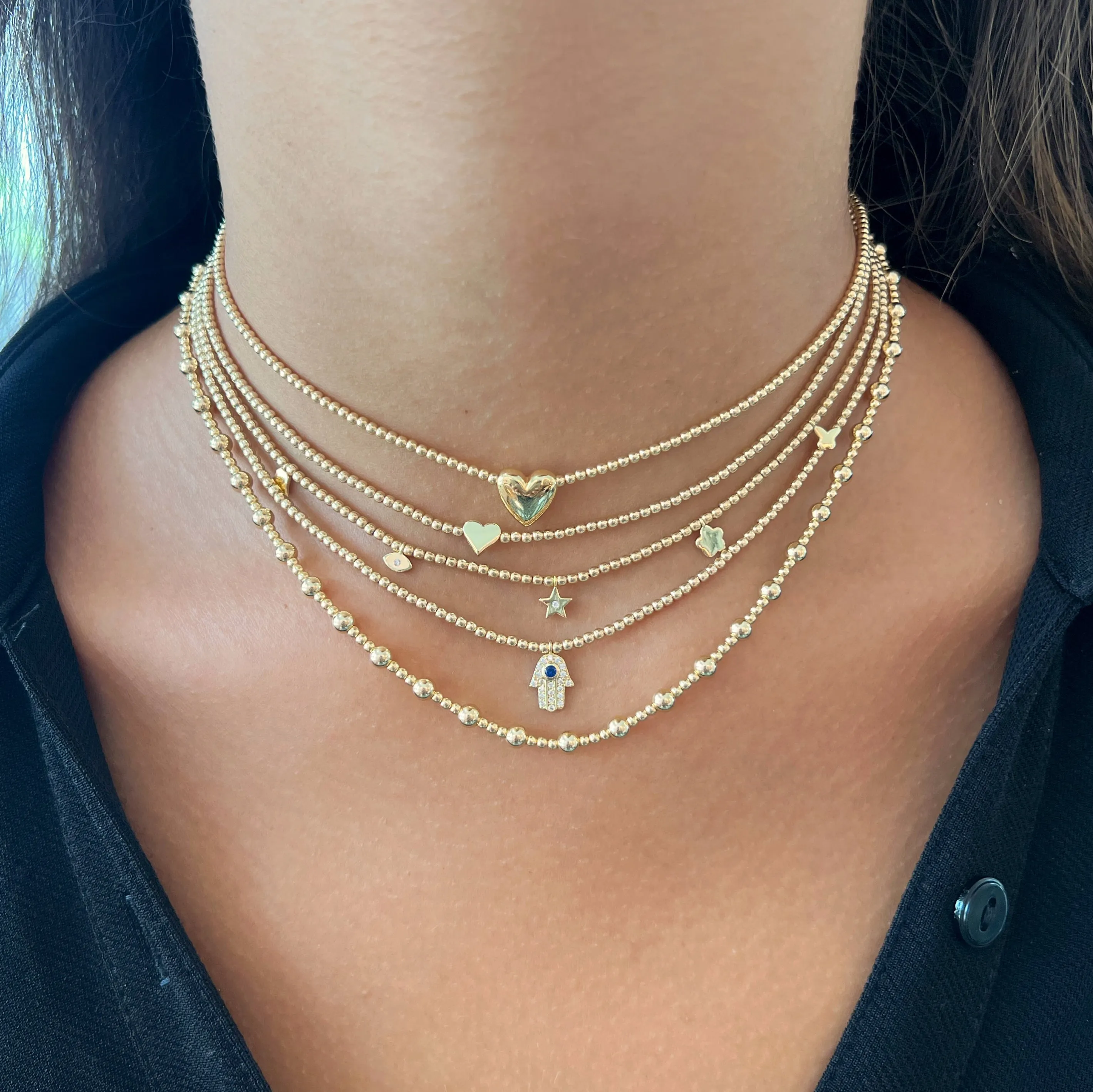 Water Resistant Mini Charm Necklace
