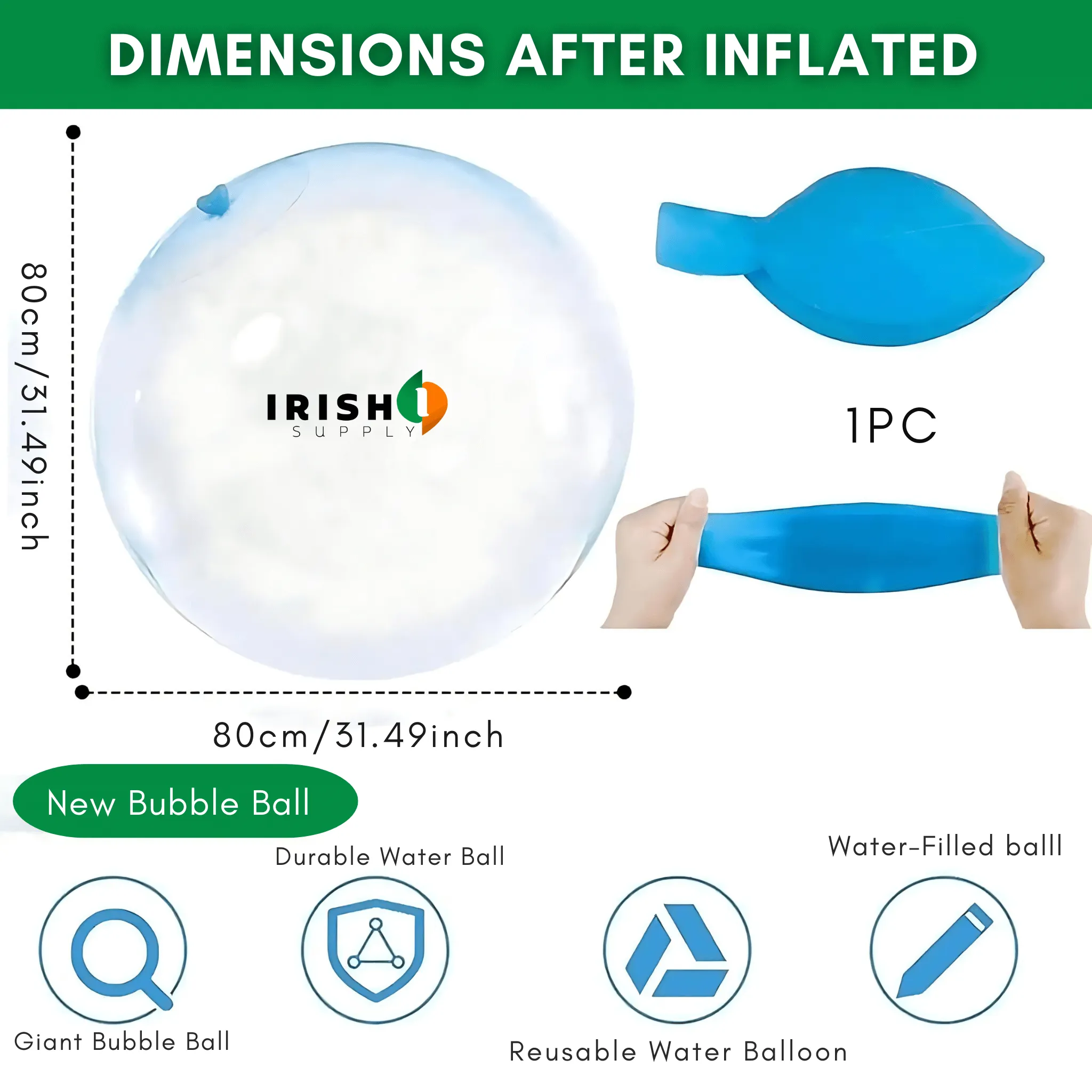 WAVEBOUNCE Kids Water Bubble Balloon