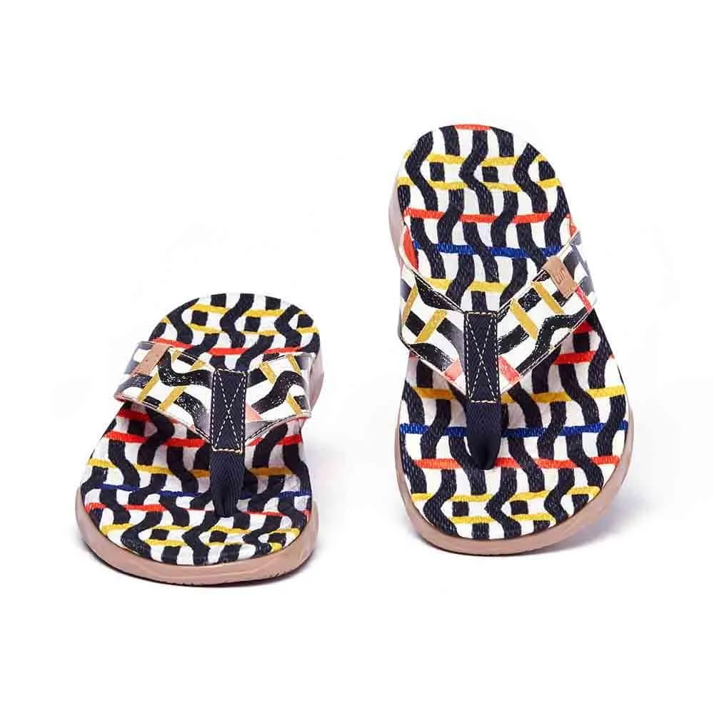 Weaving Line Flip Flops Majorca Women
