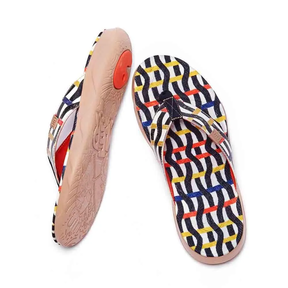 Weaving Line Flip Flops Majorca Women