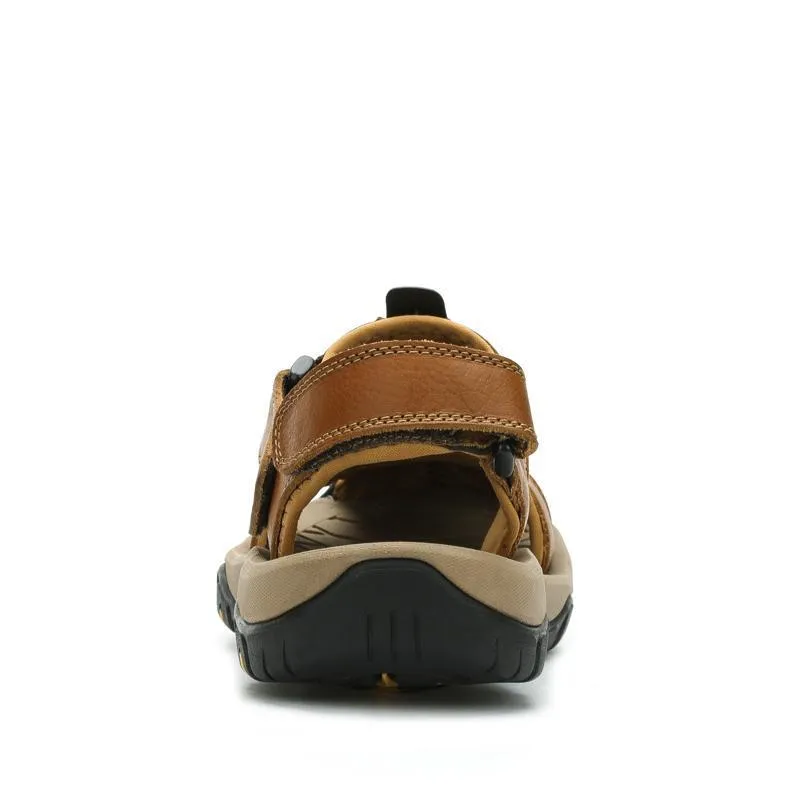 West Louis™ Genuine Leather Summer Sandals