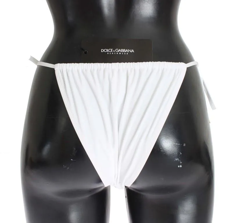 White Bikini Bottoms Beachwear