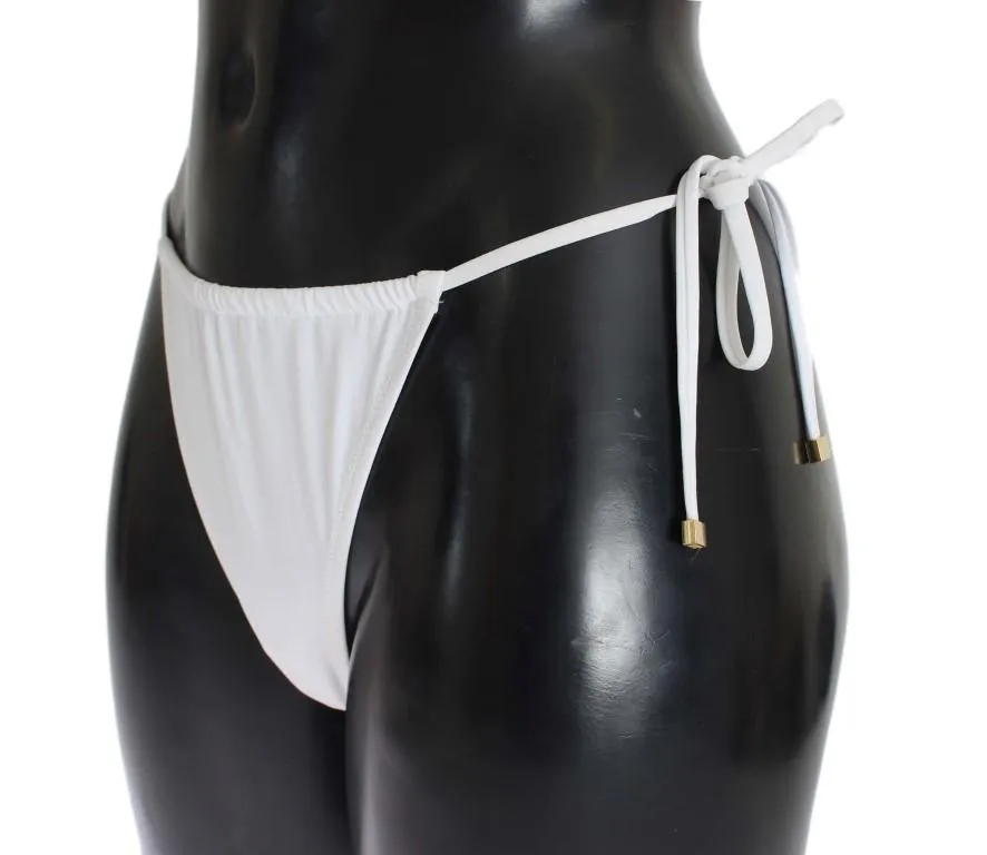White Bikini Bottoms Beachwear