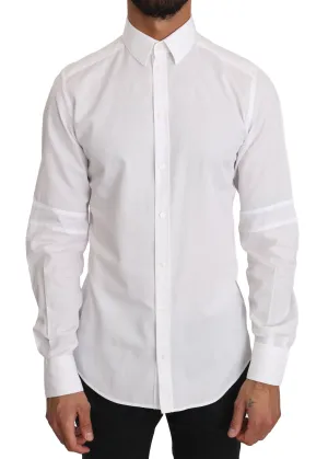 White Cotton 100% GOLD Shirt
