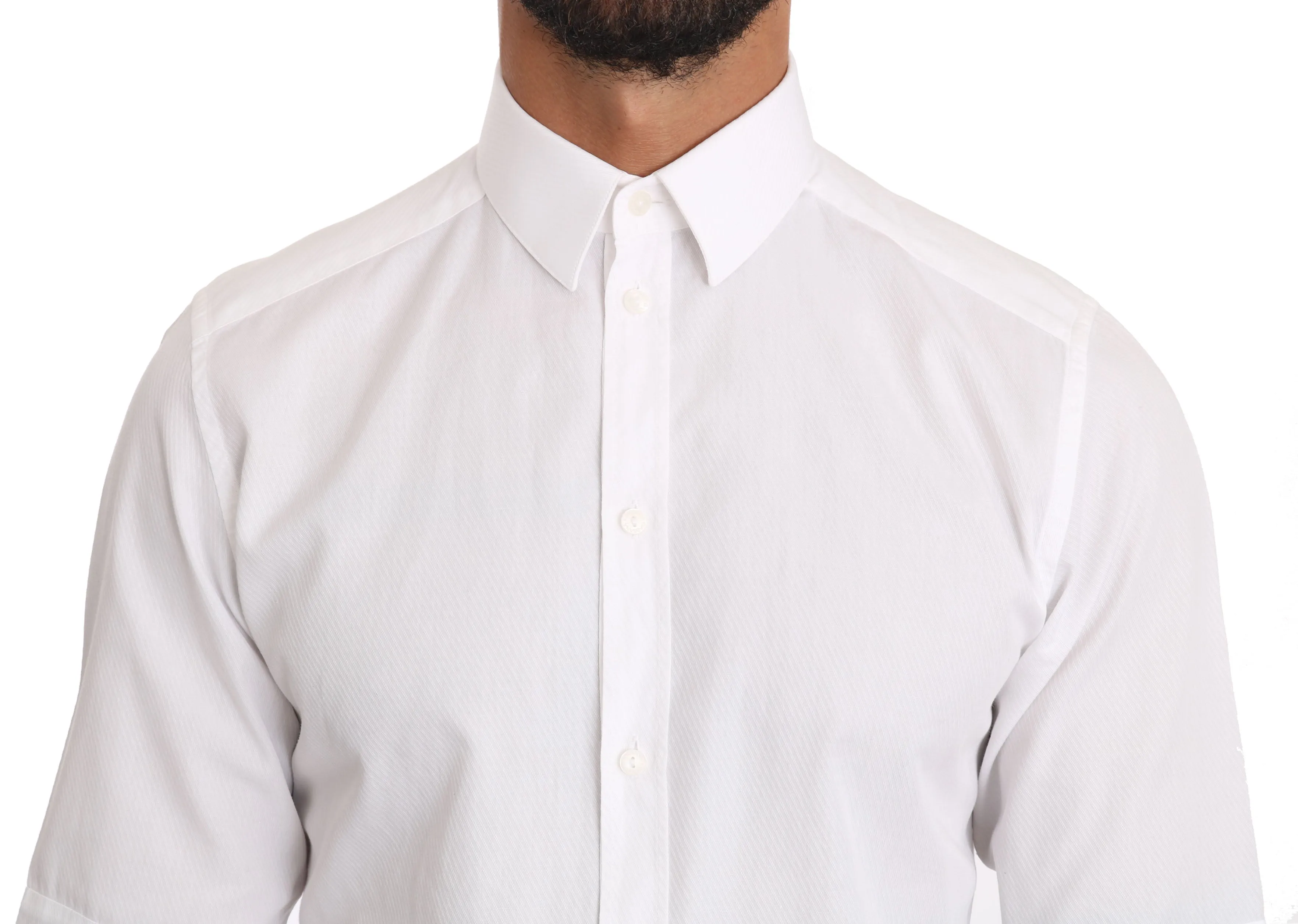 White Cotton 100% GOLD Shirt