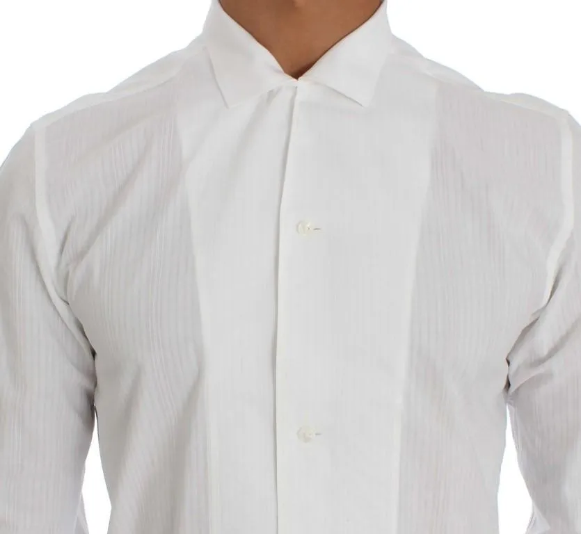 White Cotton Dress Formal Slim Fit Shirt