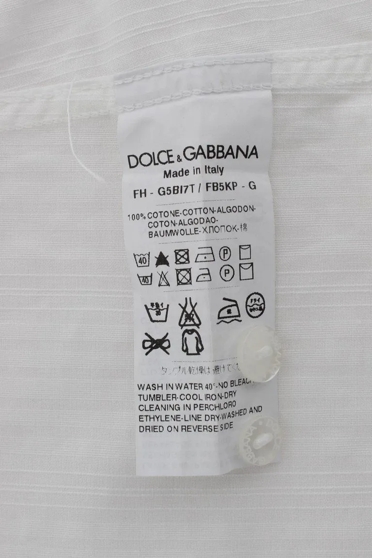White Cotton Dress Formal Slim Fit Shirt