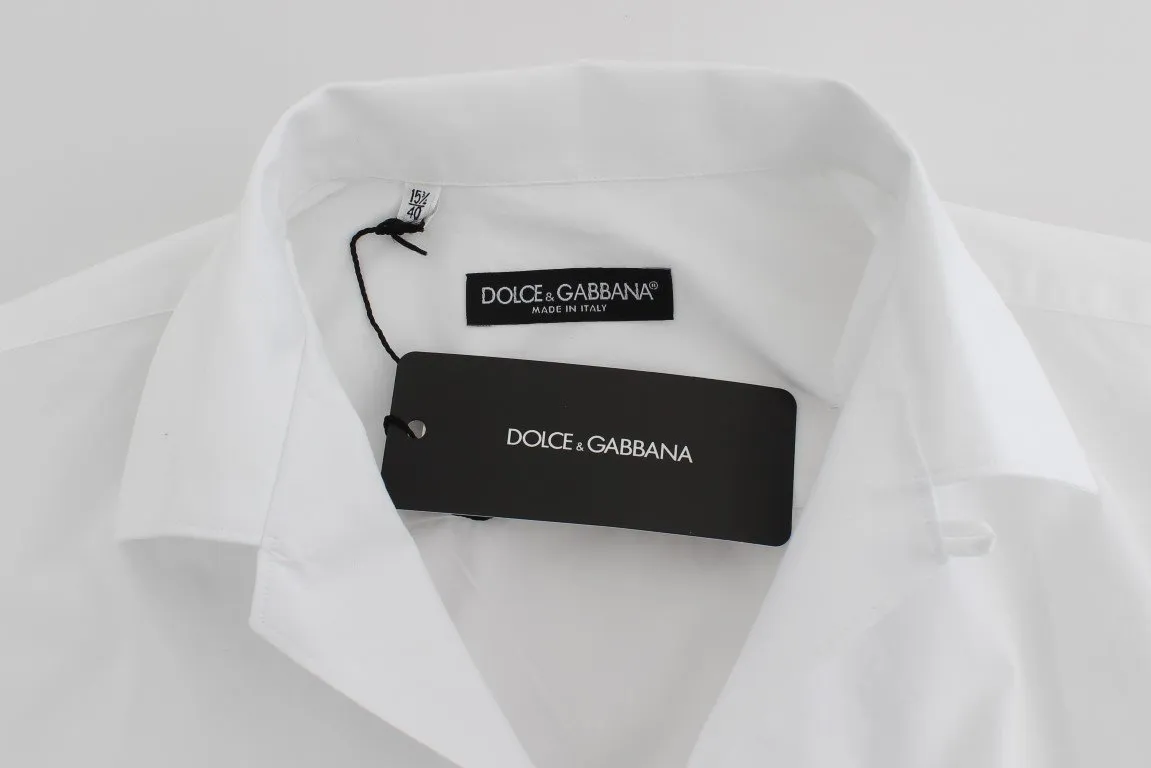 White Cotton Dress Formal Slim Fit Shirt
