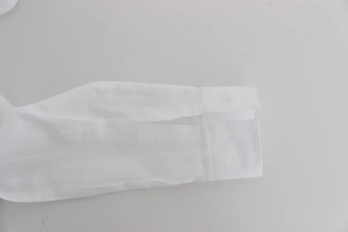White Cotton Dress Formal Slim Fit Shirt