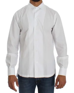 White Cotton Dress Formal Slim Fit Shirt