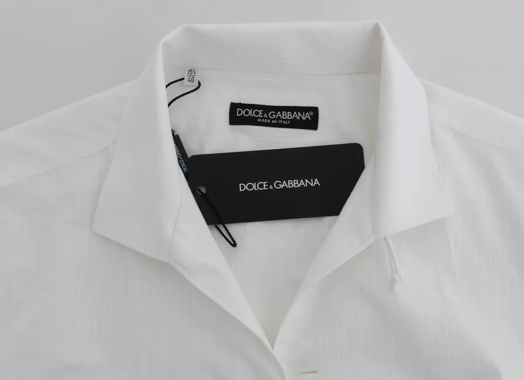 White Cotton Dress Formal Slim Fit Shirt