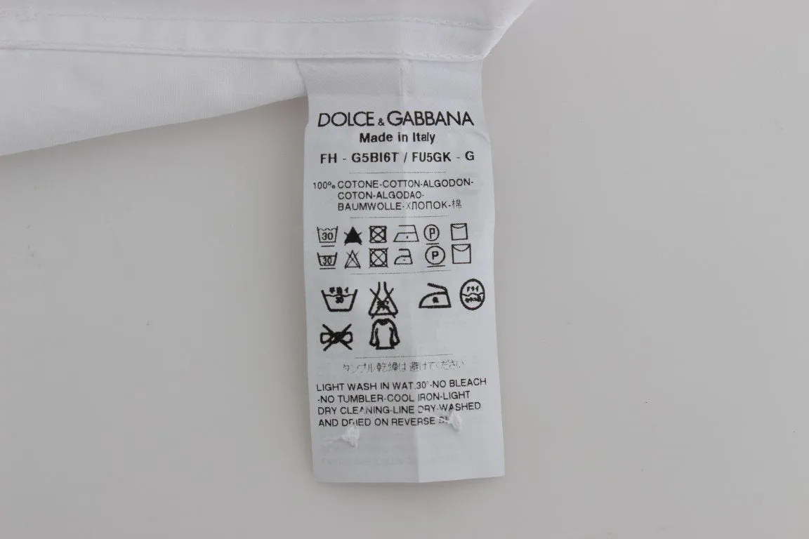 White Cotton Dress Formal Slim Fit Shirt
