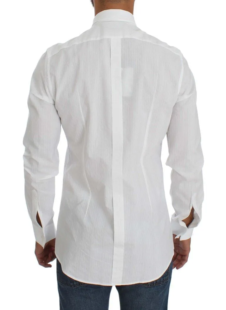 White Cotton Dress Formal Slim Fit Shirt