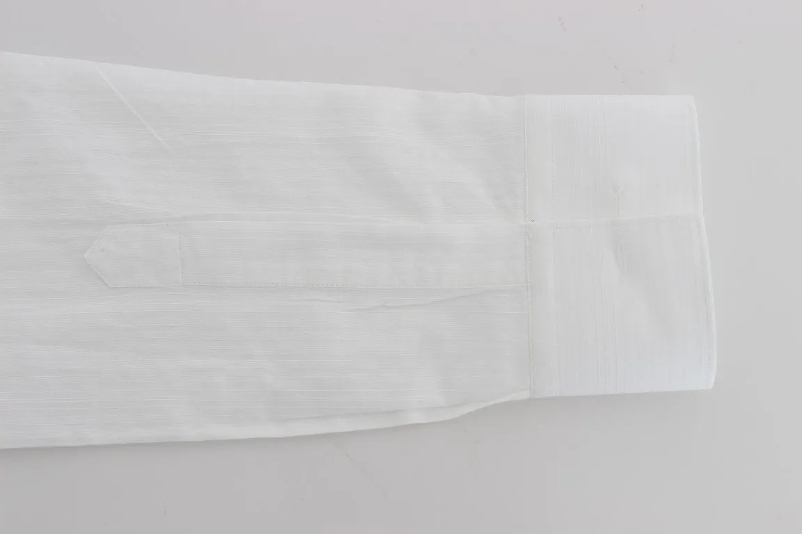White Cotton Dress Formal Slim Fit Shirt