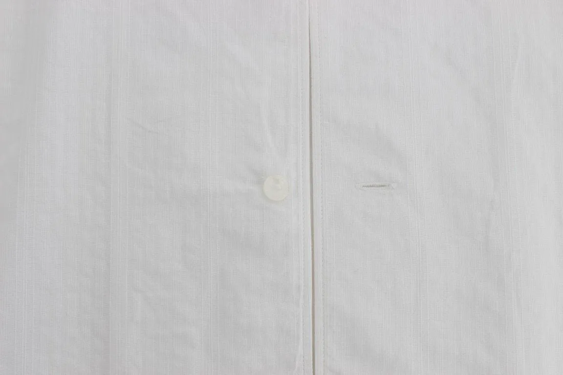 White Cotton Dress Formal Slim Fit Shirt