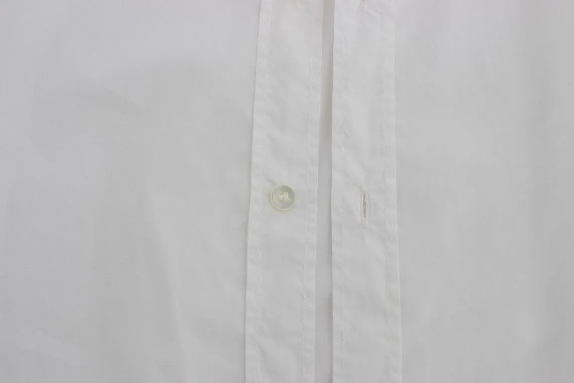 White Cotton GOLD Slim Fit Shirt