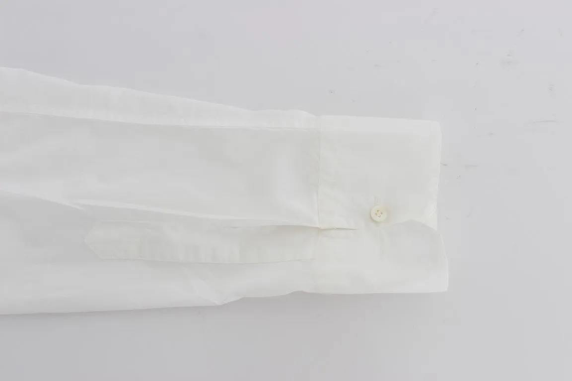 White Cotton GOLD Slim Fit Shirt