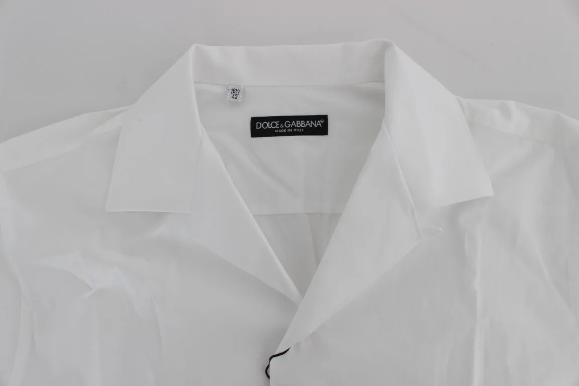 White Cotton Spread Formal Shirt
