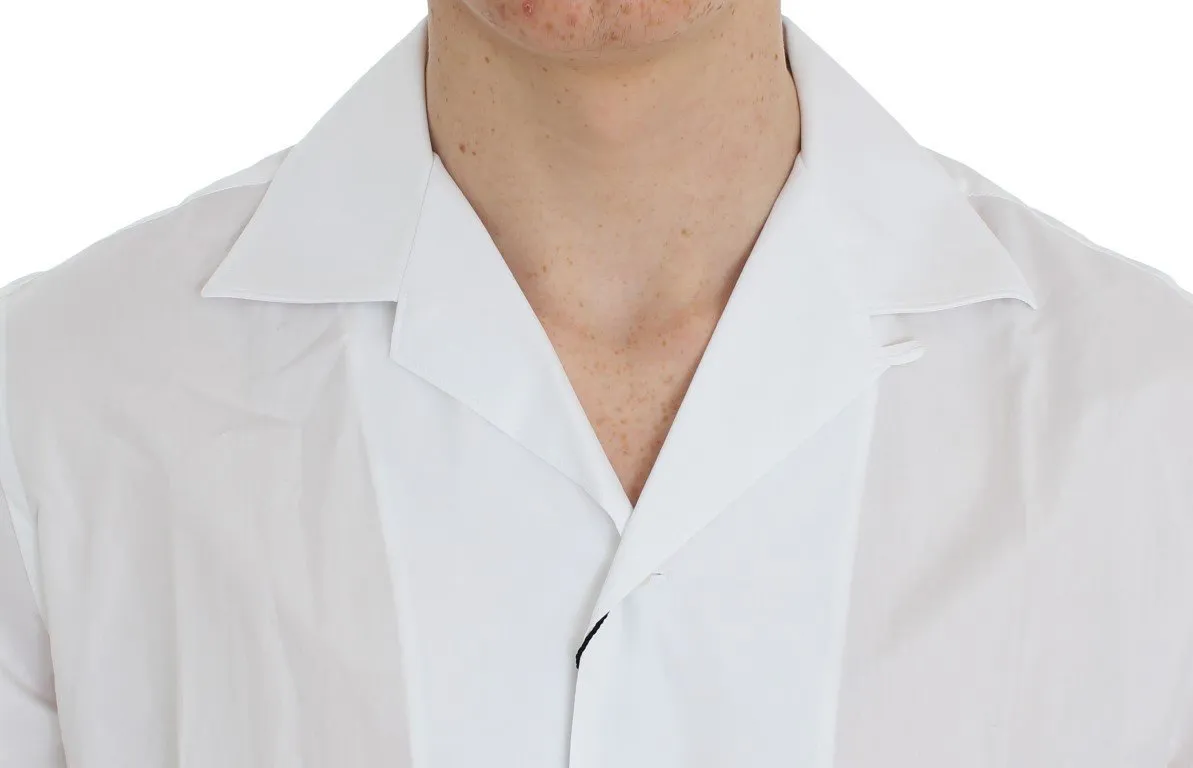 White Cotton Spread Formal Shirt