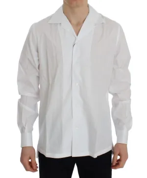 White Cotton Spread Formal Shirt