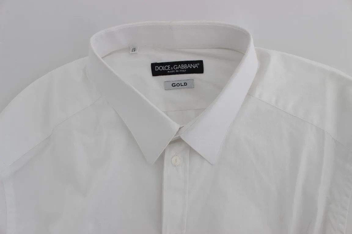 White Slim Fit Formal Cotton Shirt