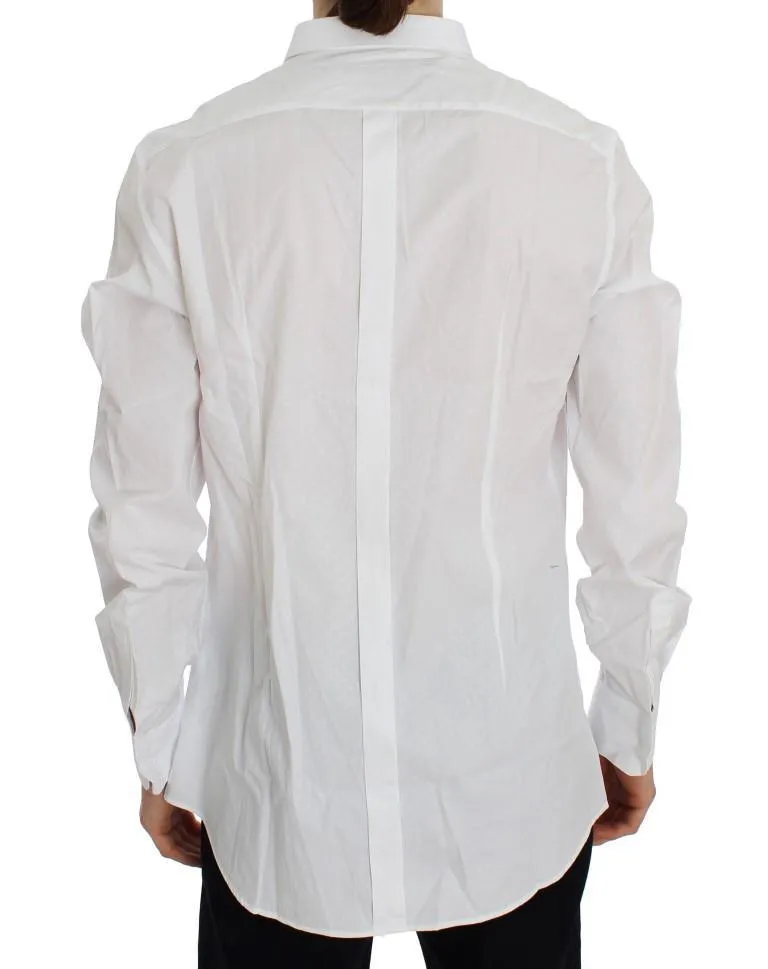 White Slim Fit Formal Cotton Shirt