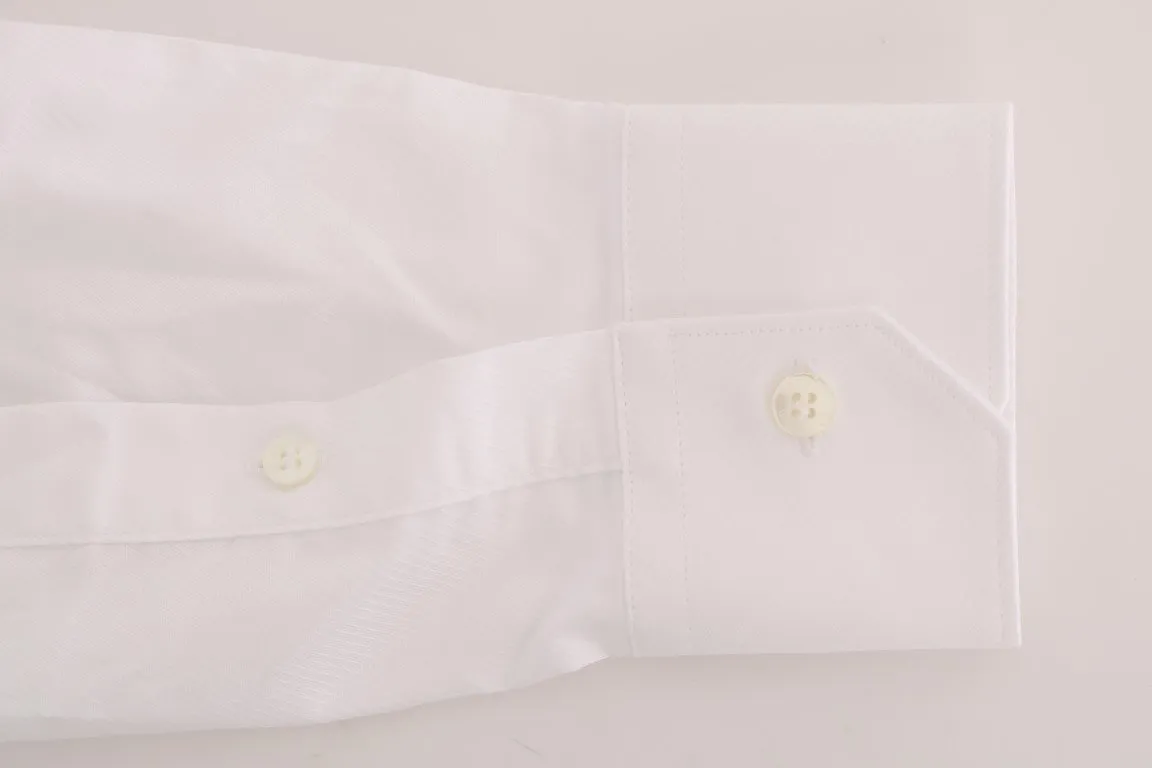 White Striped Slim Fit Shirt